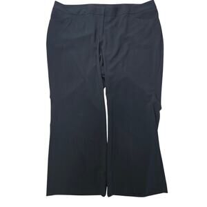 Lane Bryant Black Straight Leg Business Work Dress Pants Women's 26P